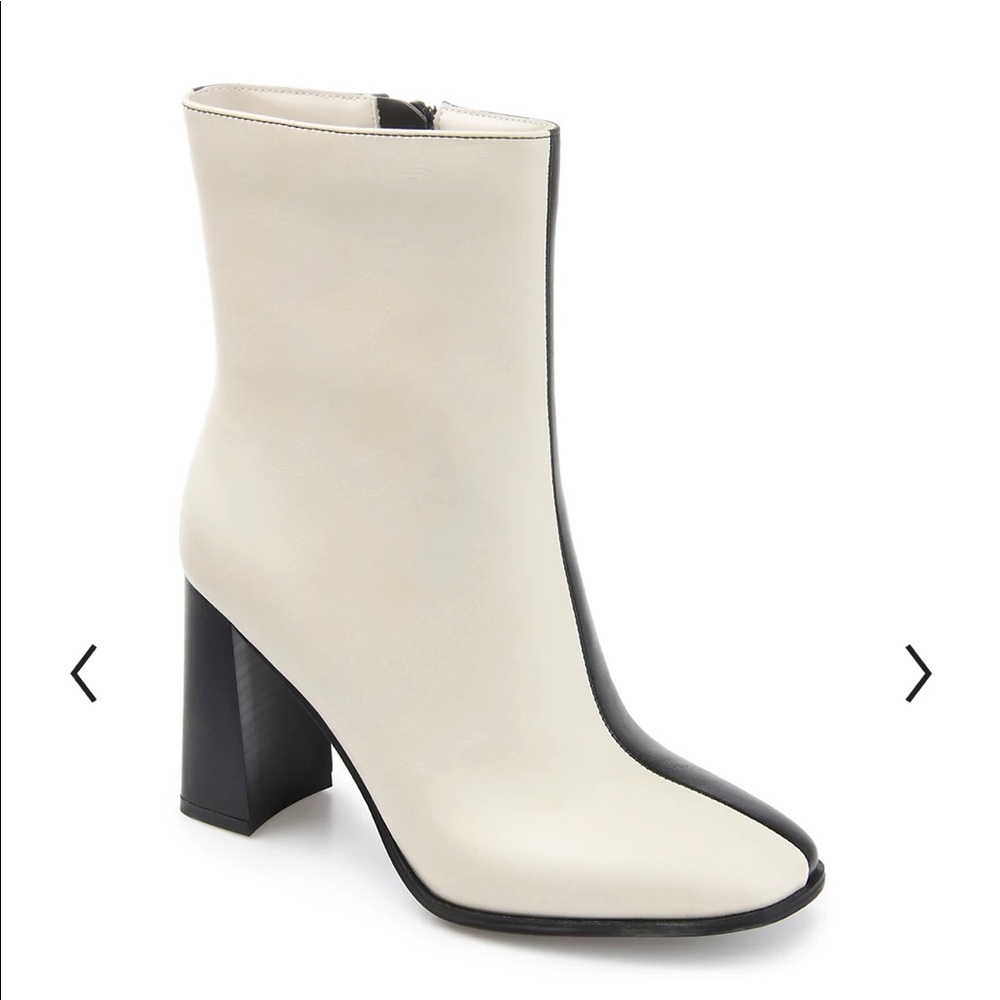 January Tru Comfort Foam™ Women's Ankle Boots two tone black and white